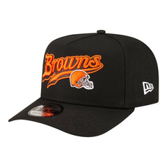 Cleveland Browns New Era Born x Raised A-Frame 9FIFTY Snapback Hat Black | NFL