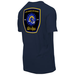 Los Angeles Rams x LAFD New Era Air Ops T-Shirt Navy | NFL