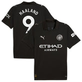 Erling Haaland Manchester City 2025/26 Away Replica Player Jersey Black | Puma cheap