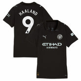 Erling Haaland Manchester City Women's 2025/26 Away Replica Player Jersey Black | Puma Online