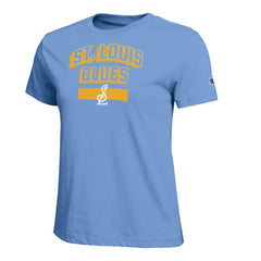 St. Louis Blues Champion Women's Team T-Shirt - Light Blue - NHL