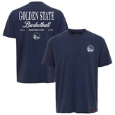 Golden State Warriors Sportiqe Unisex Athletic Club Collection Duke Relaxed Fit Premium T-Shirt Blue - NBA