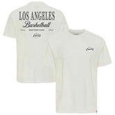 Los Angeles Lakers Sportiqe Unisex Athletic Club Collection Duke Relaxed Fit Premium T-Shirt Cream - NBA