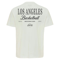 Los Angeles Lakers Sportiqe Unisex Athletic Club Collection Duke Relaxed Fit Premium T-Shirt Cream - NBA