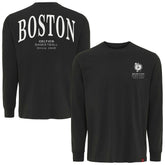 Boston Celtics Sportiqe Unisex Athletic Club Collection Sherwood Relaxed Fit Premium Long-Sleeve T-Shirt Anthracite - NBA