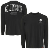 Golden State Warriors Sportiqe Unisex Athletic Club Collection Sherwood Relaxed Fit Premium Long-Sleeve T-Shirt Anthracite - NBA