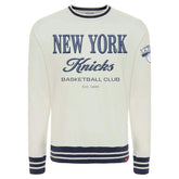 New York Knicks Sportiqe Unisex Athletic Club Collection Ellington Premium Sweatshirt Cream - NBA