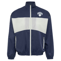 New York Knicks Sportiqe Unisex Athletic Club Collection Senna Premium Lightweight Full-Zip Jacket Blue - NBA