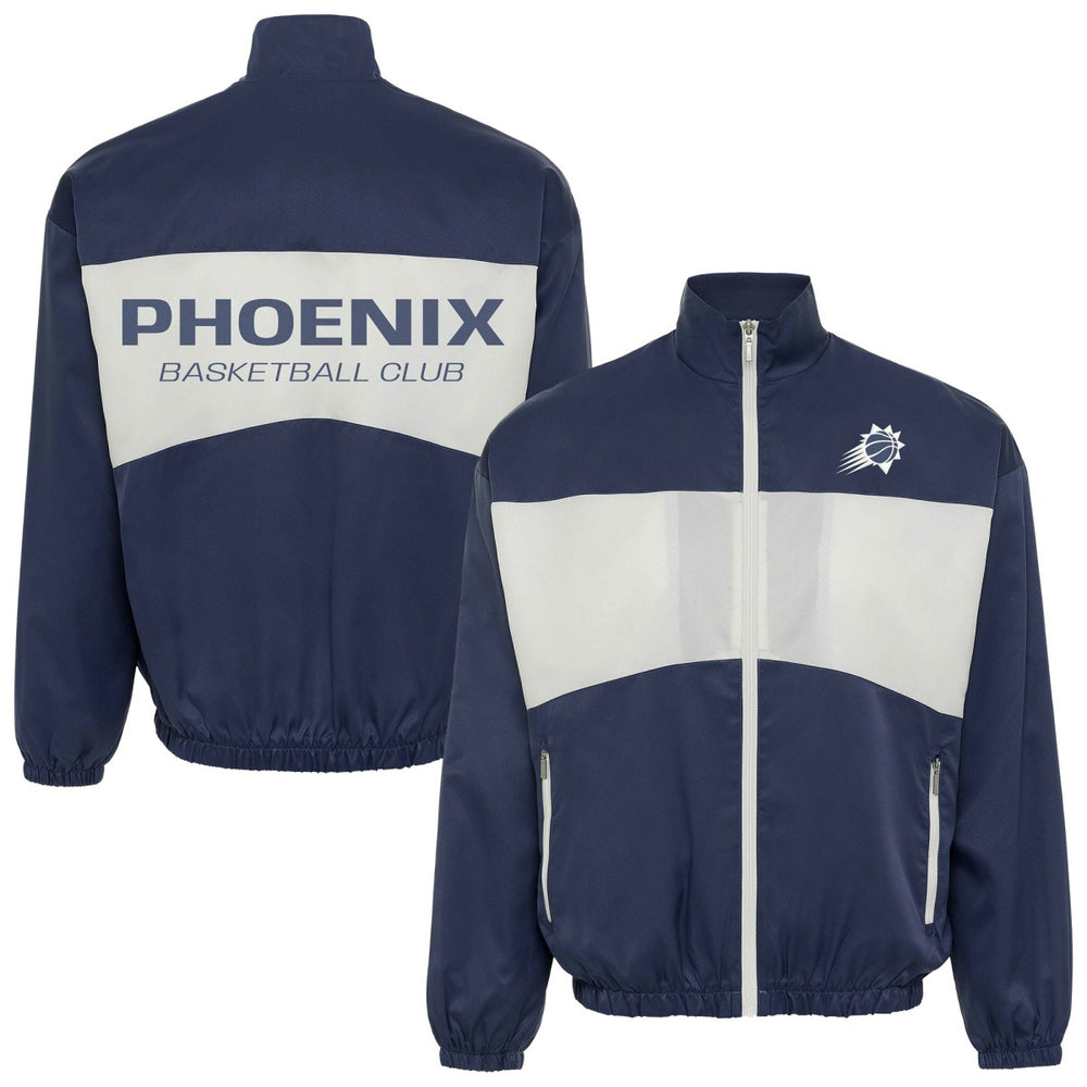 Phoenix Suns Sportiqe Unisex Athletic Club Collection Senna Premium Lightweight Full-Zip Jacket Blue - NBA