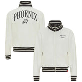 Phoenix Suns Sportiqe Women's Athletic Club Collection Sutton French Terry Full-Zip Jacket Cream - NBA