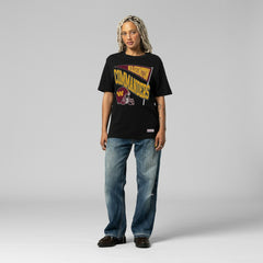 Washington Commanders Women's Team Dynamic Boyfriend T-Shirt Black | Mitchell & Ness