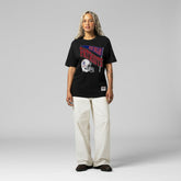 New England Patriots Women's Team Dynamic Boyfriend T-Shirt Black | Mitchell & Ness