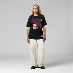 New England Patriots Women's Team Dynamic Boyfriend T-Shirt Black | Mitchell & Ness