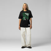 Philadelphia Eagles Women's Team Dynamic Boyfriend T-Shirt Black | Mitchell & Ness