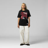 Kansas City Chiefs Women's Team Dynamic Boyfriend T-Shirt Black | Mitchell & Ness