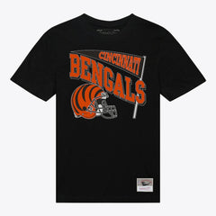 Cincinnati Bengals Women's Team Dynamic Boyfriend T-Shirt Black | Mitchell & Ness