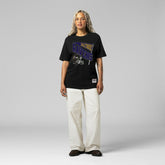 Baltimore Ravens Women's Team Dynamic Boyfriend T-Shirt Black | Mitchell & Ness