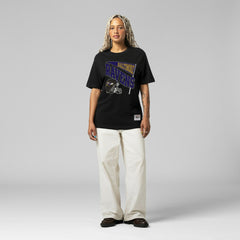 Baltimore Ravens Women's Team Dynamic Boyfriend T-Shirt Black | Mitchell & Ness