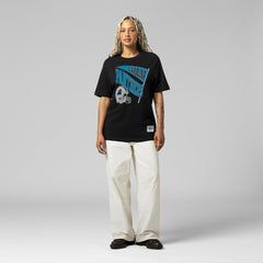Carolina Panthers Women's Team Dynamic Boyfriend T-Shirt Black | Mitchell & Ness