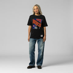 Denver Broncos Women's Team Dynamic Boyfriend T-Shirt Black | Mitchell & Ness