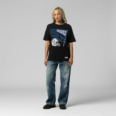 Indianapolis Colts Women's Team Dynamic Boyfriend T-Shirt Black | Mitchell & Ness