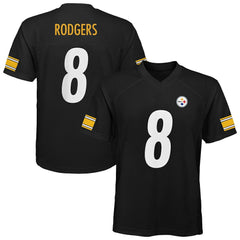 Aaron Rodgers Pittsburgh Steelers Outerstuff Preschool Replica Player Jersey Black | NFL