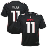 Jalon Walker Atlanta Falcons Youth Team Game Jersey Black | Nike for Sale
