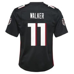 Jalon Walker Atlanta Falcons Youth Team Game Jersey Black | Nike for Sale