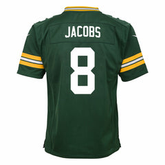 Josh Jacobs Green Bay Packers Youth Team Game Jersey Green | Nike for Sale