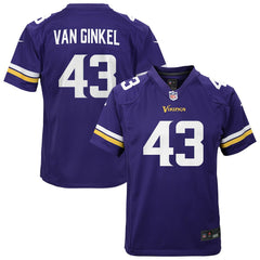 Andrew Van Ginkel Minnesota Vikings Youth Youth Purple | Nike for Sale