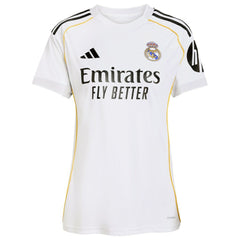 Kylian Mbappé Real Madrid Women's 2025/26 Home Replica Player Jersey White | Adidas discount