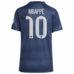 Kylian Mbappé Real Madrid Women's 2025/26 Away Replica Player Jersey Blue | Adidas discount