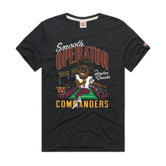 Jayden Daniels Washington Commanders Homage Unisex Caricature Player Graphic Tri-Blend T-Shirt Charcoal | NFL