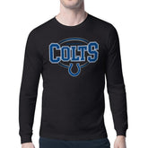 Indianapolis Colts Starter Team Track Graphic Long Sleeve T-Shirt Black | NFL