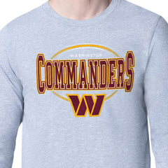 Washington Commanders Starter Team Track Graphic Long Sleeve T-Shirt Heather Gray | NFL