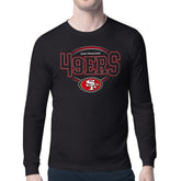 San Francisco 49ers Starter Team Track Graphic Long Sleeve T-Shirt Black | NFL