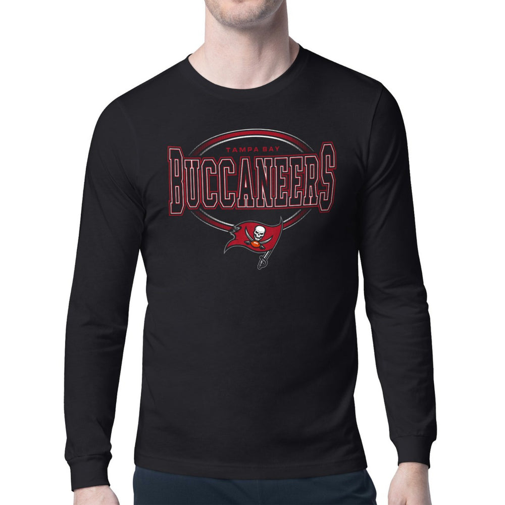 Tampa Bay Buccaneers Starter Team Track Graphic Long Sleeve T-Shirt Black | NFL