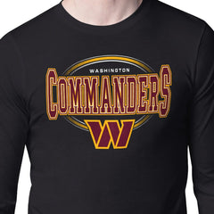 Washington Commanders Starter Team Track Graphic Long Sleeve T-Shirt Black | NFL