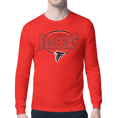 Atlanta Falcons Starter Team Track Graphic Long Sleeve T-Shirt Red | NFL