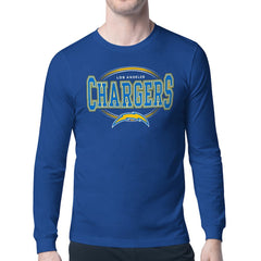 Los Angeles Chargers Starter Team Track Graphic Long Sleeve T-Shirt Royal | NFL