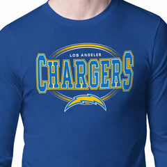 Los Angeles Chargers Starter Team Track Graphic Long Sleeve T-Shirt Royal | NFL