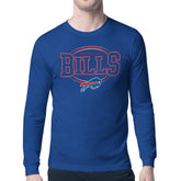 Buffalo Bills Starter Team Track Graphic Long Sleeve T-Shirt Royal | NFL