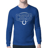 Indianapolis Colts Starter Team Track Graphic Long Sleeve T-Shirt Royal | NFL