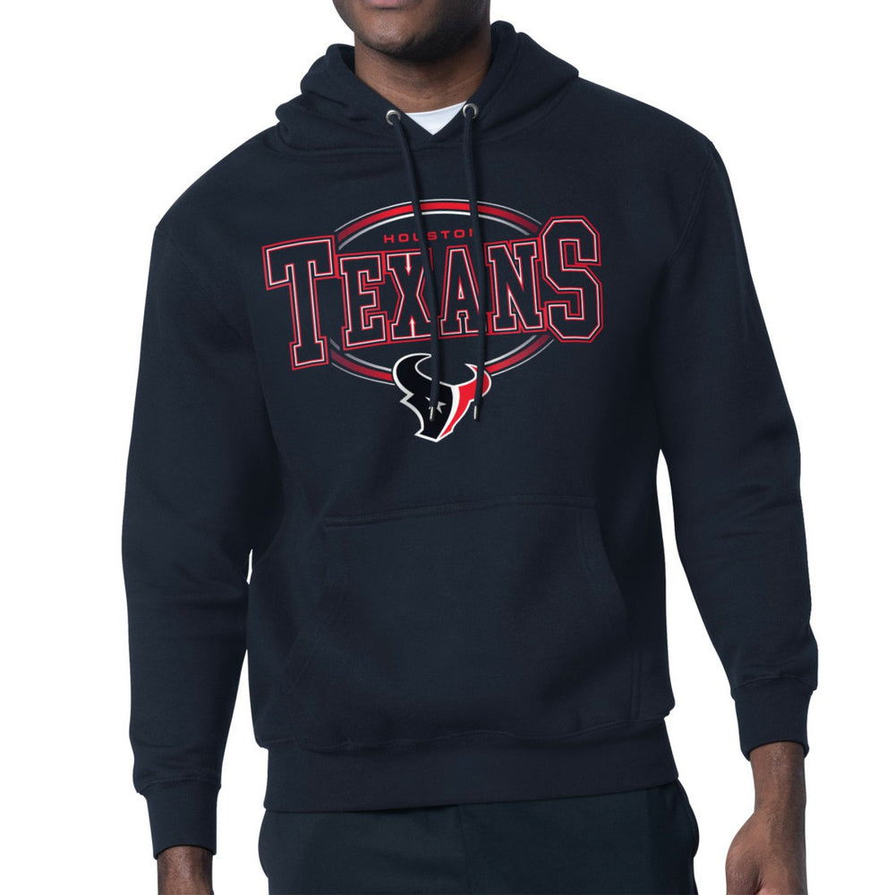 Houston Texans Starter Team Track Graphic Pullover Hoodie Navy | NFL