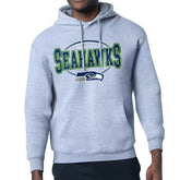 Seattle Seahawks Starter Team Track Graphic Pullover Hoodie Heather Gray | NFL