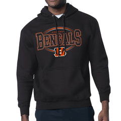 Cincinnati Bengals Starter Team Track Graphic Pullover Hoodie Black | NFL