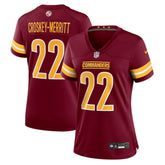 Jacory Croskey-Merritt Washington Commanders Women's Team Game Jersey Burgundy | Nike for Sale