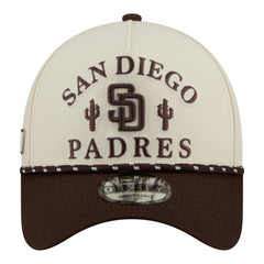 San Diego Padres New Era 2026 Spring Training Fan Pack Rope A-Frame 9FORTY Adjustable Hat - MLB