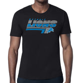 Detroit Lions Starter Logo Push Graphic T-Shirt Black | NFL