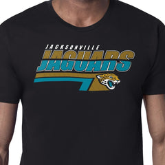 Jacksonville Jaguars Starter Logo Push Graphic T-Shirt Black | NFL